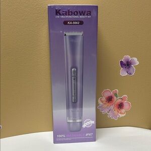Kabowa Purple 2-in-1 For Trimming and Shaving Unwanted Hair (KA-5662)